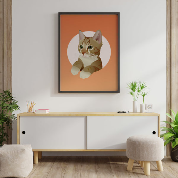 affiche portrait animal